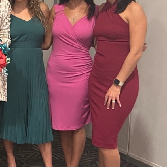 Michael kors pink dress with zipper details. Worn once - Picture 1 of 4